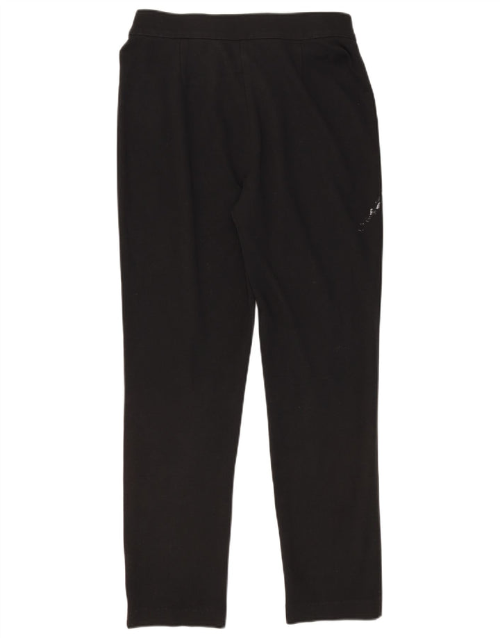 Calça de treino feminina Marks & Spencer Reino Unido 12 viscose preta média