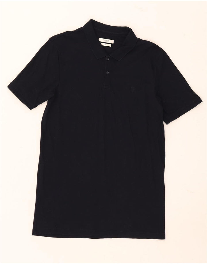 Camisa polo masculina Jack & Jones médio algodão azul marinho