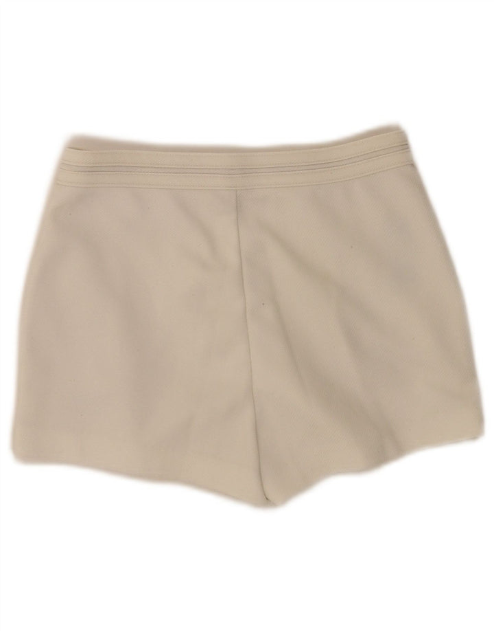 Shorts Chino feminino Sergio Tacchini IT 42 médio W26 branco