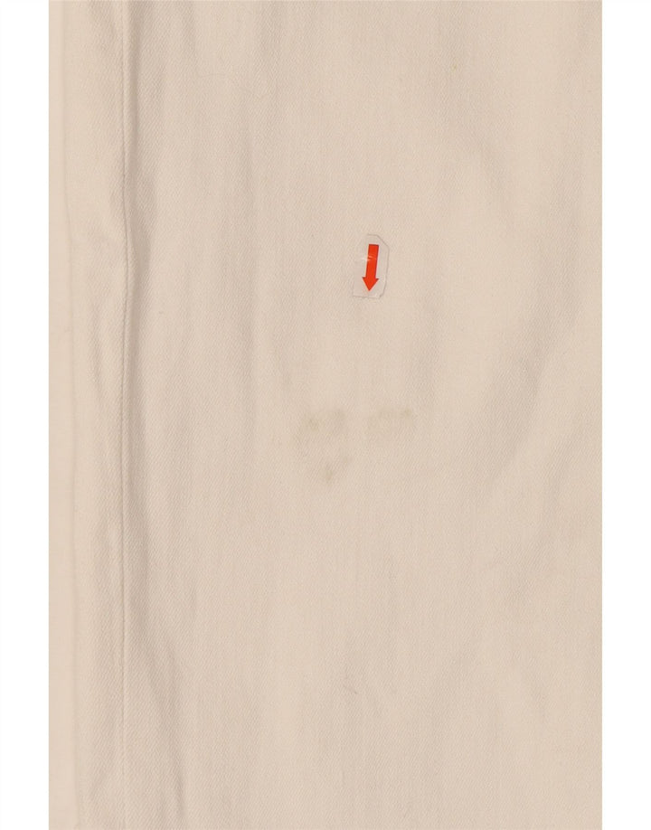 Jeans Marks & Spencer Regular Straight Feminino UK 20 2XL W40 L29 Branco