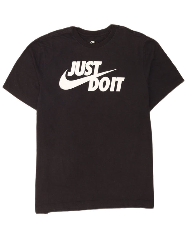 Camiseta Nike masculina gráfica grande preta