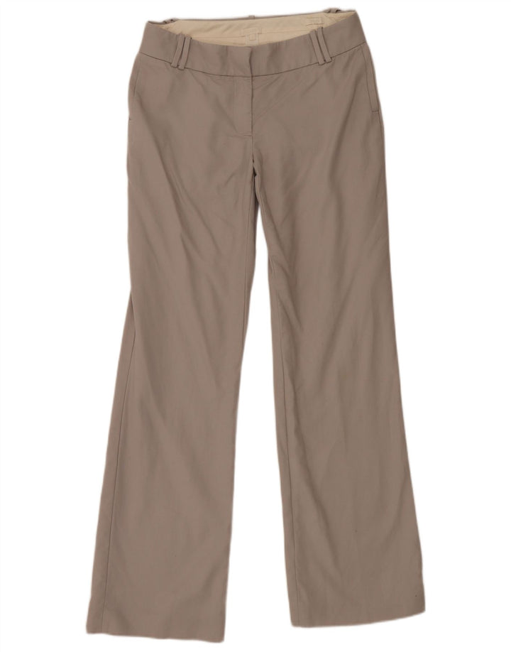 J. CREW Calça Chino Feminina Bootcut EUA 4 Pequeno W28 L32 Cinza