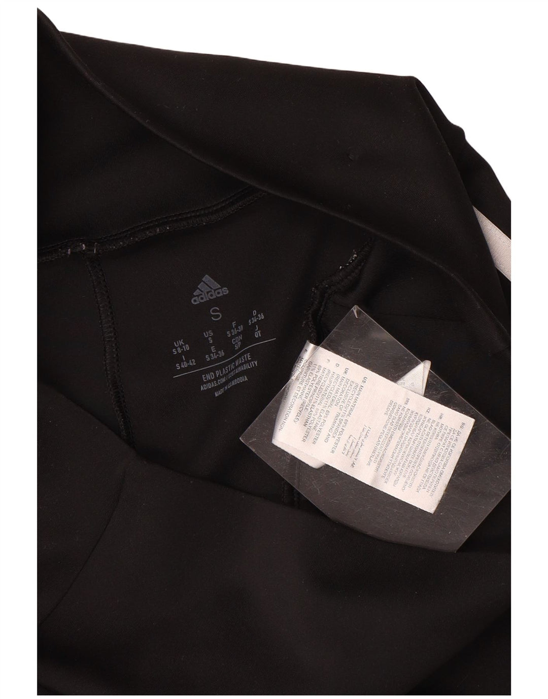Leggings Adidas Aeroready Femininas UK 8/10 Pequenas Poliéster Preto