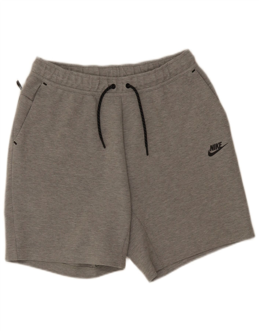 Shorts esportivos masculinos Nike médio cinza manchado de algodão