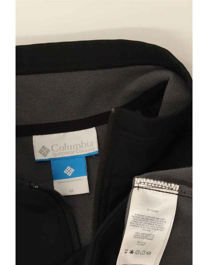 Jaqueta corta-vento feminina Columbia UK 14 poliéster preto médio