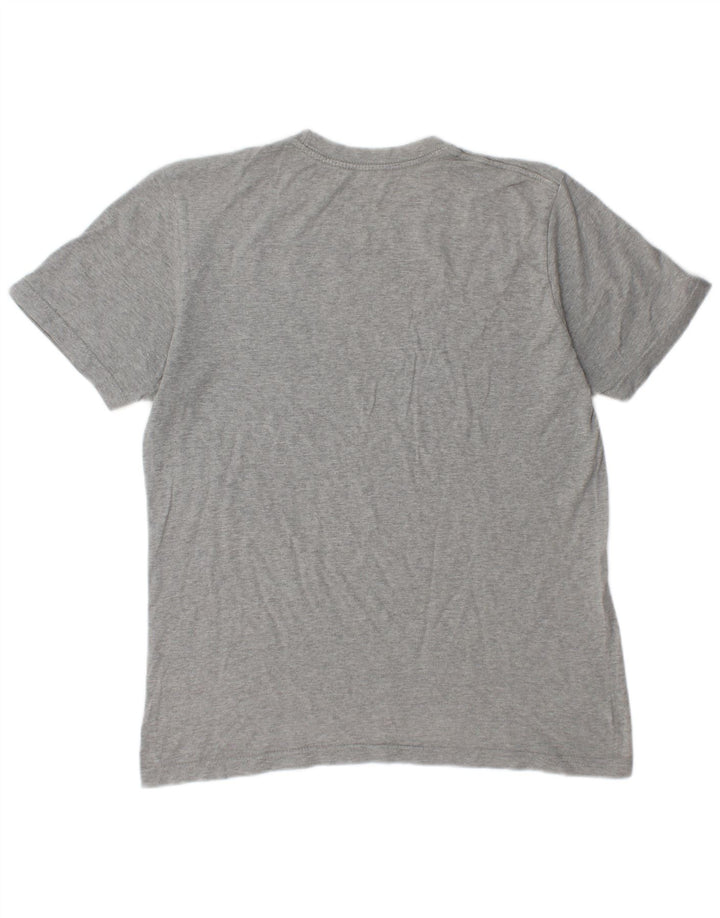 Camiseta masculina NIKE Regular Fit Graphic cinza médio