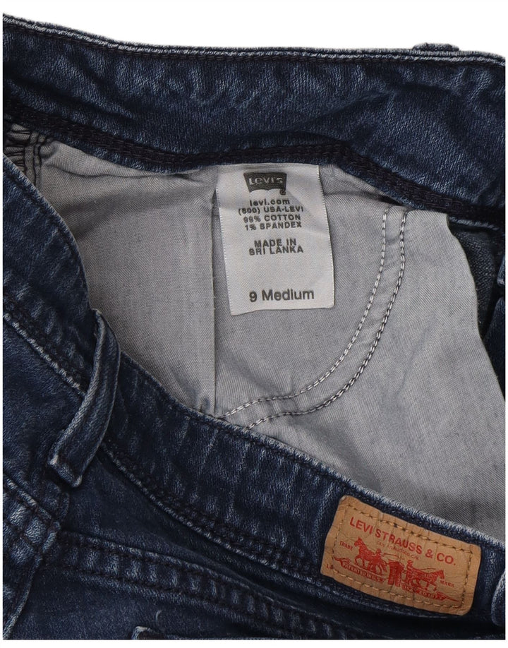 Levi's Womens Too Superlow Skinny Jeans US 9 Médio W30 L30 Azul Algodão