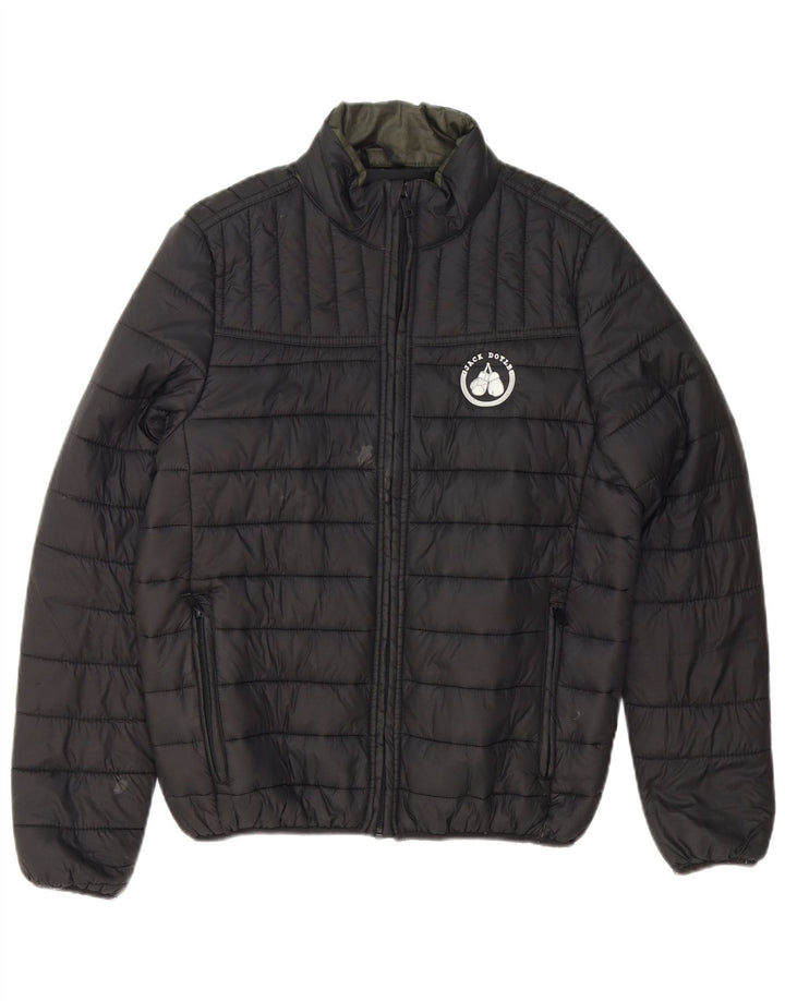Jaqueta acolchoada masculina Urban Classics UK 36 poliéster preto pequeno