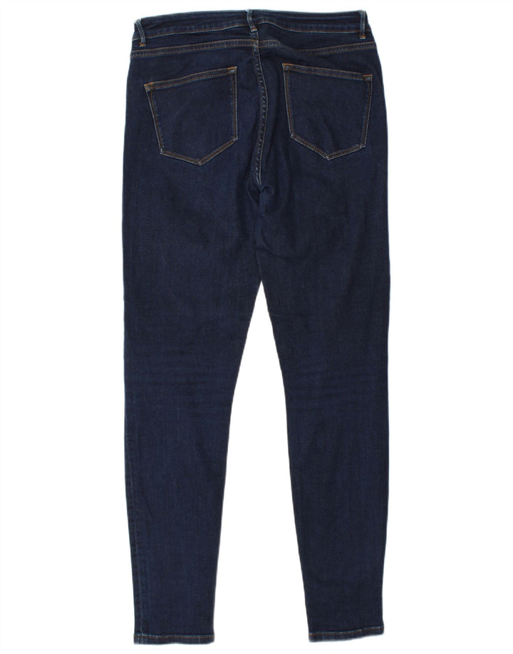 Jeans skinny feminino Massimo Dutti EU 40 médio W30 L29 azul marinho