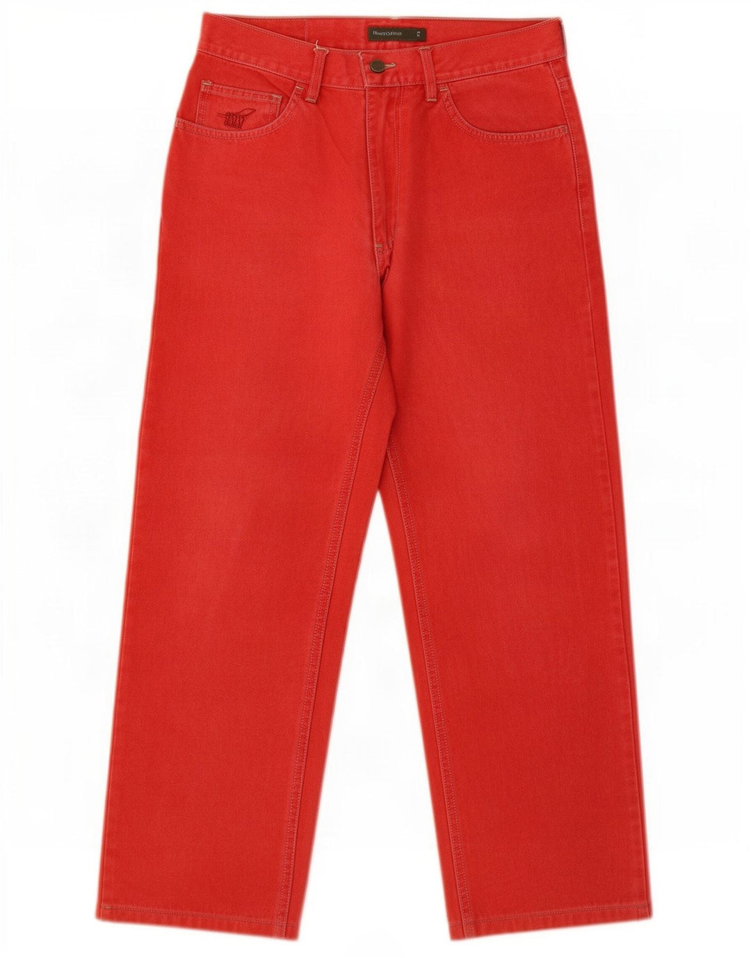 Calça jeans reta masculina Henry Cottons W31 L27 vermelha