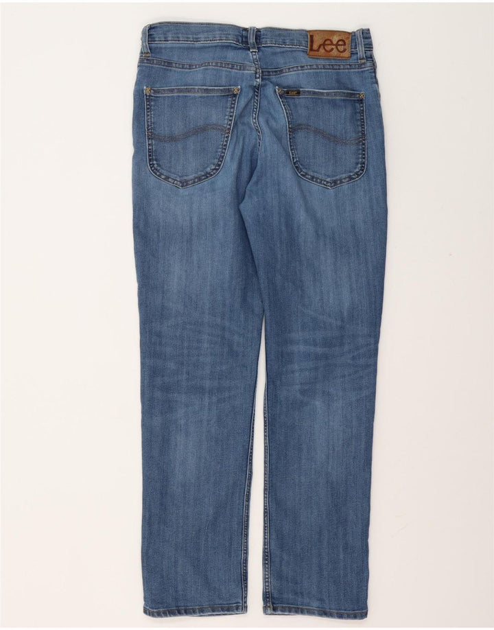 Lee Mens Brooklyn Straight Straight Jeans W33 L30 Azul