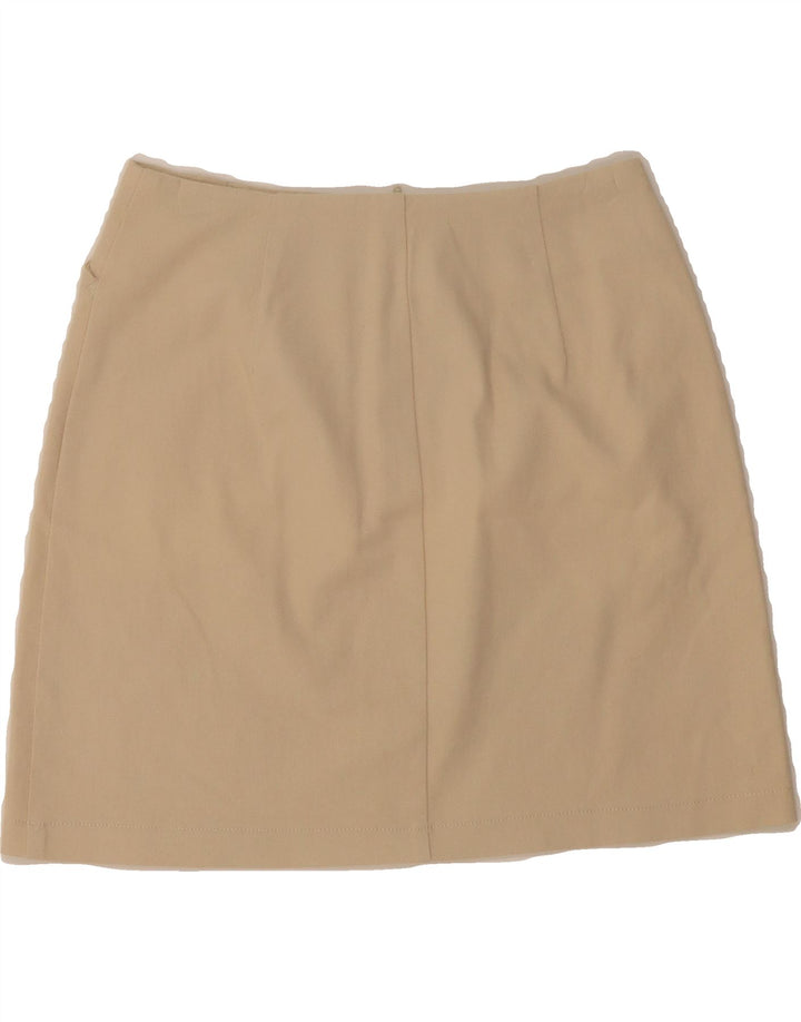 BENETTON Womens Mini Skirt IT 38 XS W24  Beige Cotton Vintage Benetton and Second-Hand Benetton from Messina Hembry 