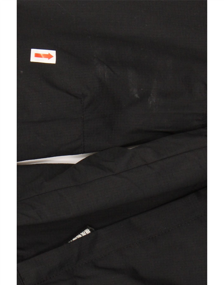 Jaqueta corta-vento feminina SUPERDRY com capuz Reino Unido 12 médio preto nylon