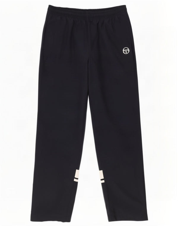 Calça de treino masculina Sergio Tacchini médio azul marinho colorblock