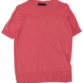 Suéter feminino Marks & Spencer com gola canoa Reino Unido 8 pequeno rosa