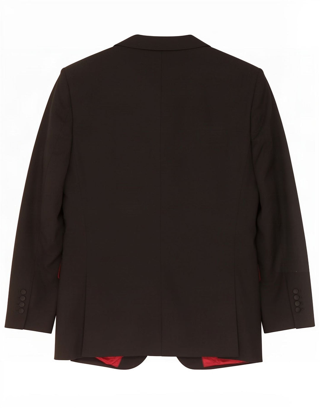 Jaqueta blazer masculina de 2 botões Marks & Spencer Reino Unido 40 poliéster preto médio