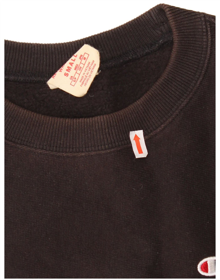 CHAMPION Suéter gráfico masculino pequeno algodão preto
