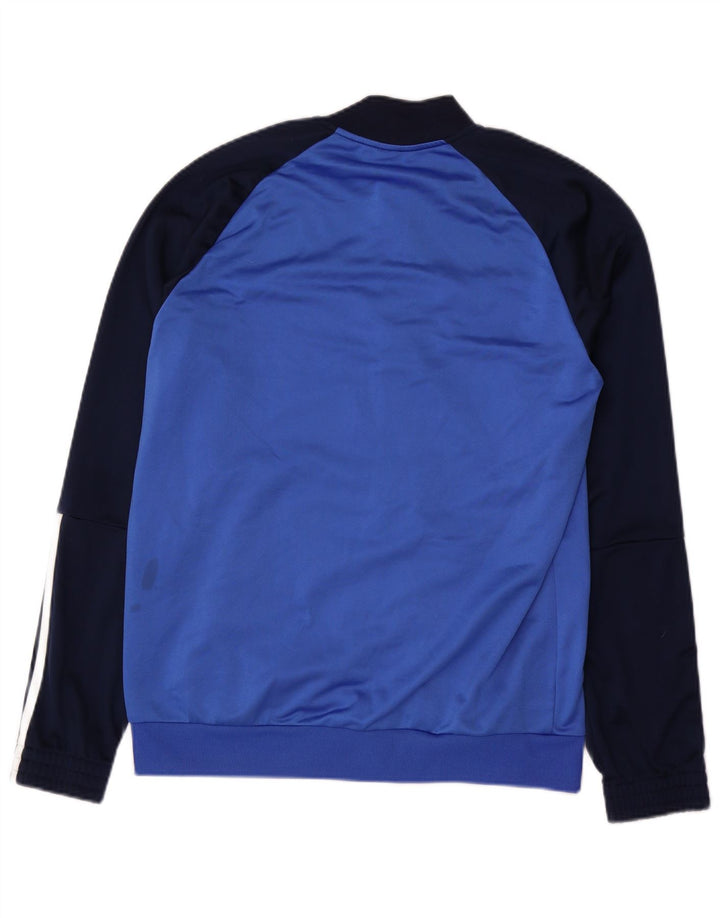 Adidas Mens Tracksuit Top Jacket Médio Azul Marinho Colorblock