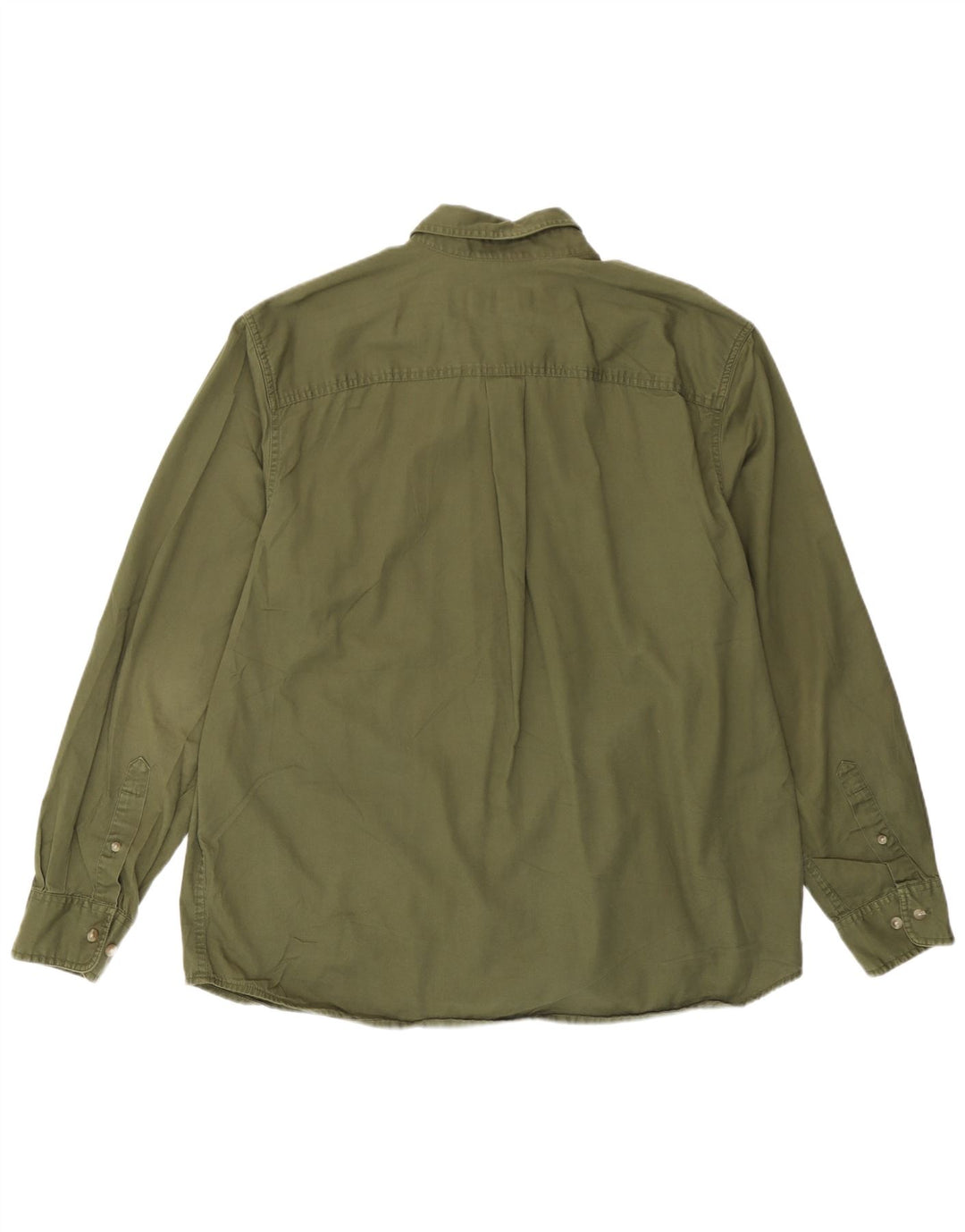 Camisa masculina Eddie Bauer grande algodão verde