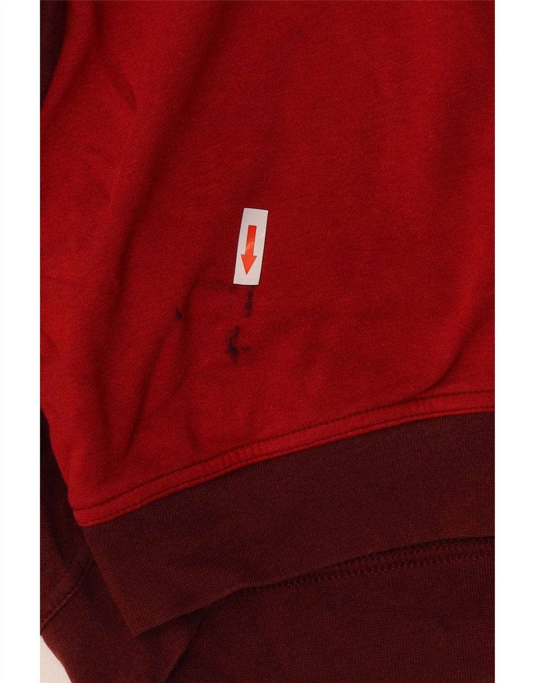 Moletom gráfico feminino Nike Jumper UK 14 médio vermelho colorblock algodão