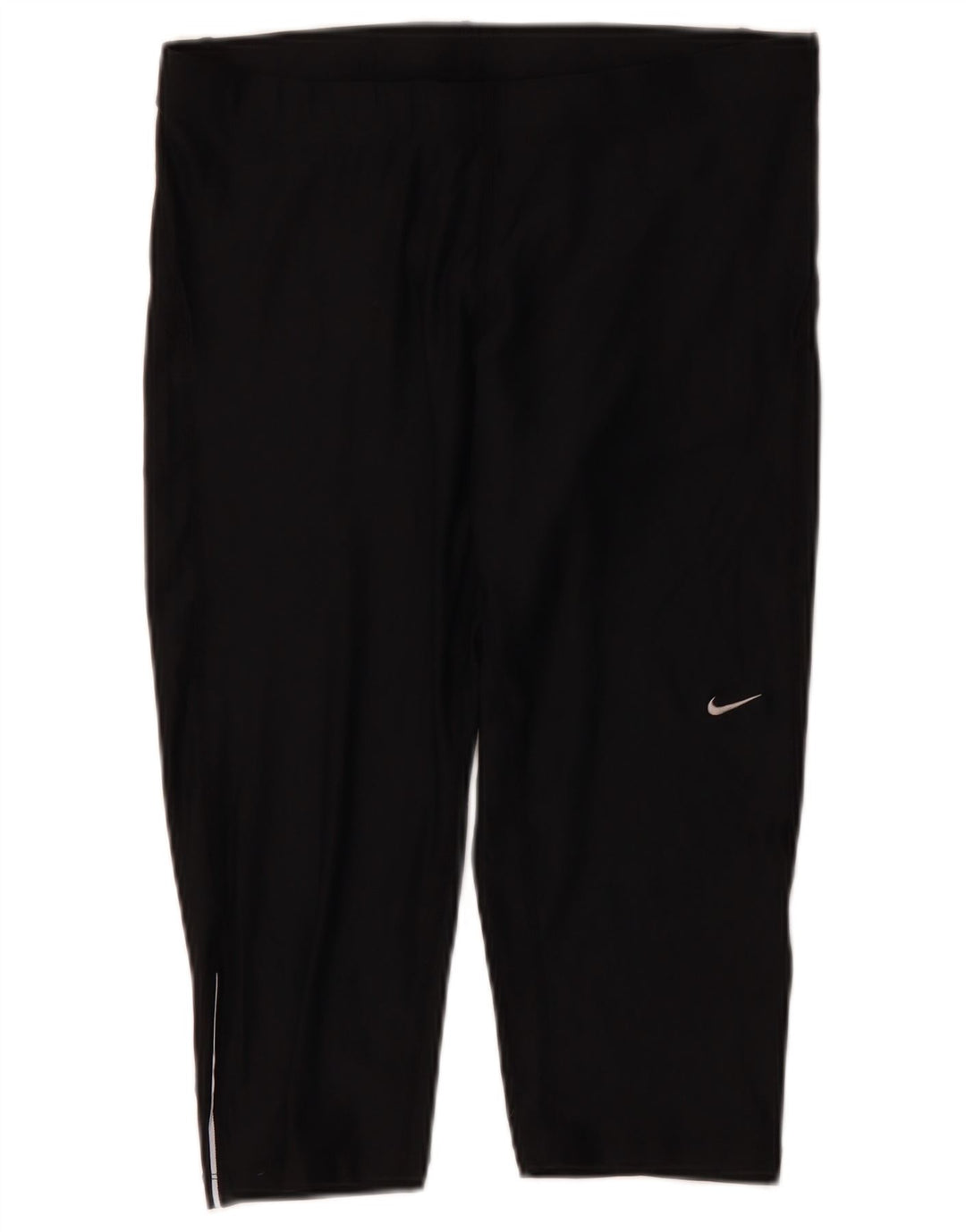 NIKE Womens Bermuda Sport Shorts UK 14/16 Grande Poliéster Preto
