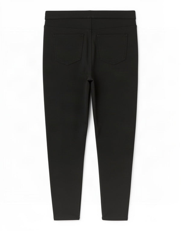 Marks & Spencer Womens Jegging Casual Trousers UK 14 Large W32 L27 Black