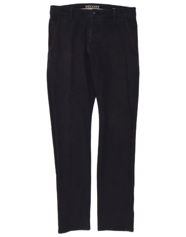 Calça Dockers masculina Slim Chino W30 L32 algodão azul marinho