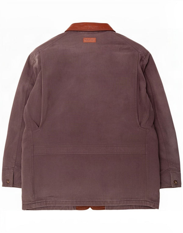 Marlboro Classics Mens Utility Jacket UK 40 Grande Algodão Cinza