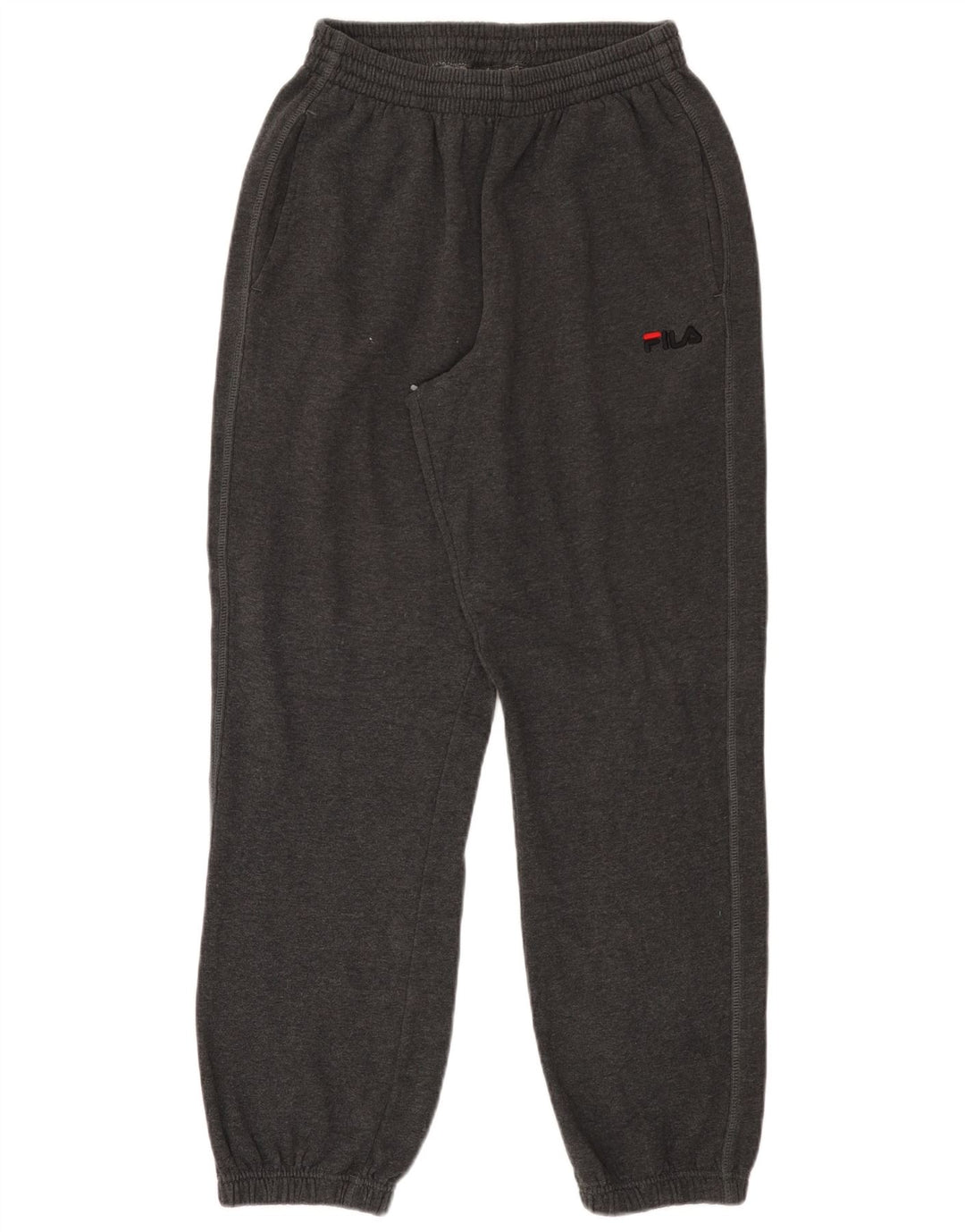 Calça de treino masculina Fila joggers pequeno algodão cinza