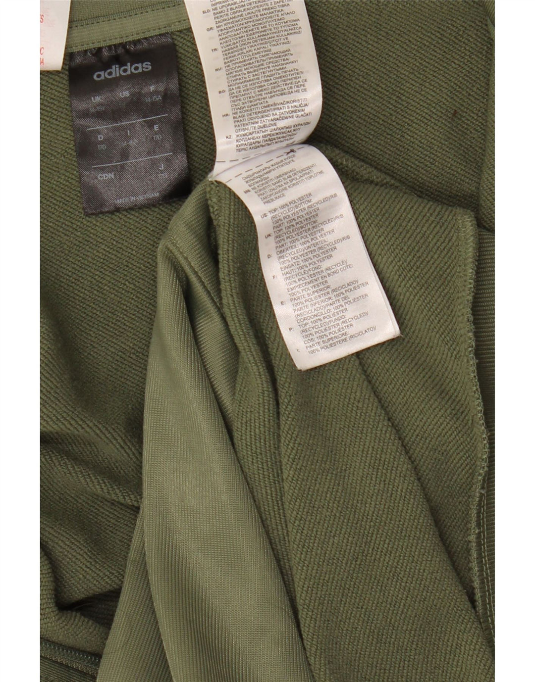 Jaqueta ADIDAS Menino Graphic Tracksuit 14-15 Anos Verde Poliéster