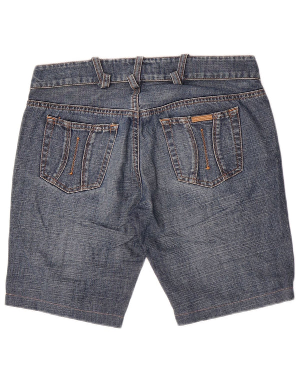 Shorts jeans feminino Fornarina W30 algodão azul médio