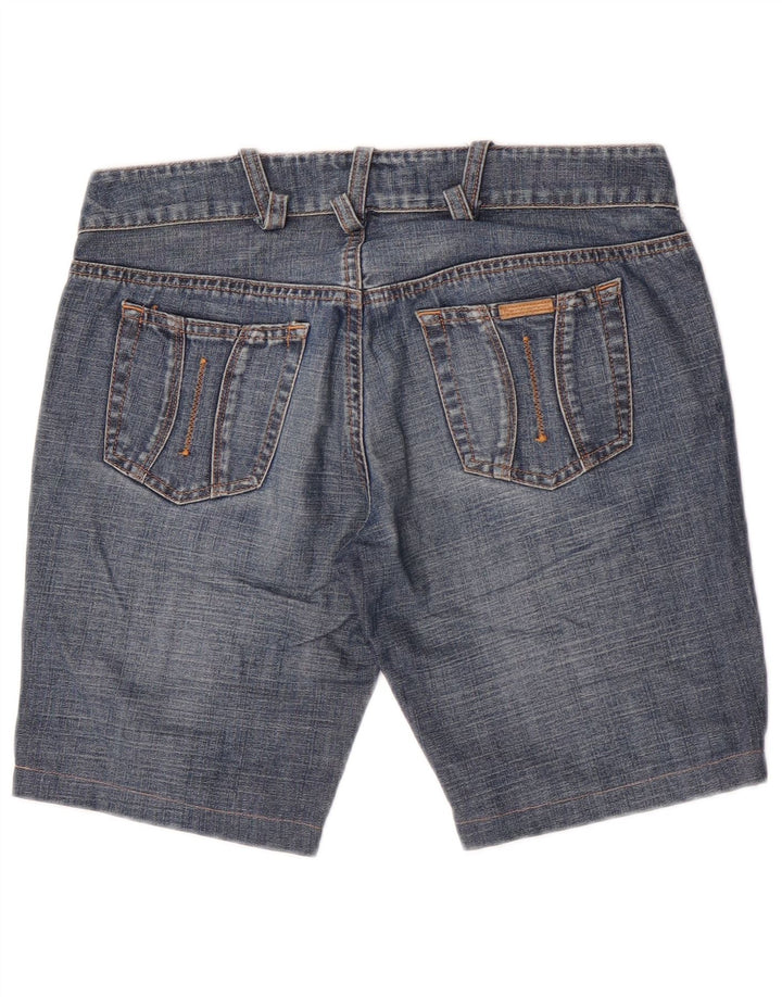 Shorts jeans feminino Fornarina W30 algodão azul médio