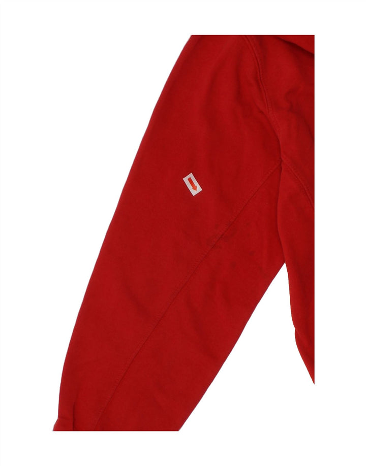 CHAMPION Girls Graphic Hoodie Jumper 9-10 Years Red Cotton Vintage Champion and Second-Hand Champion from Messina Hembry 