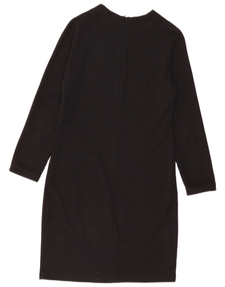 Vestido Jumper Feminino Zara Reino Unido 14 Grande Preto