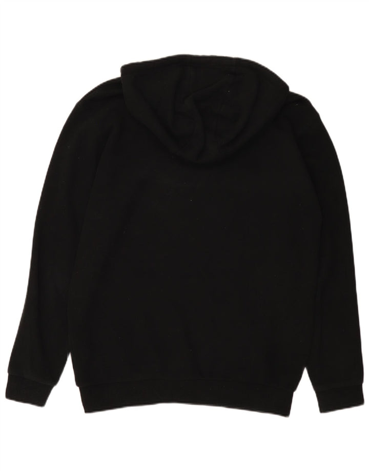 Suéter Ellesse masculino com capuz gráfico pequeno algodão preto