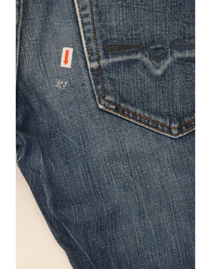 Diesel Masculino Reyhan Bootcut Jeans W29 L32 Azul Marinho Algodão
