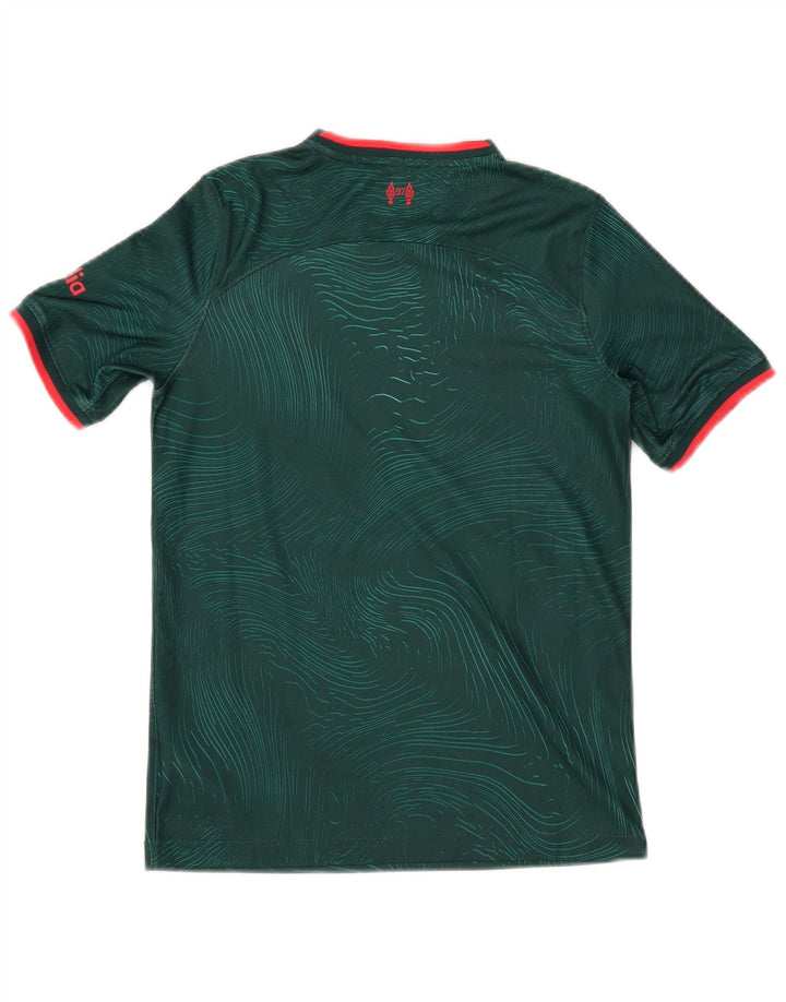 Camiseta gráfica masculina NIKE 11-12 anos poliéster verde