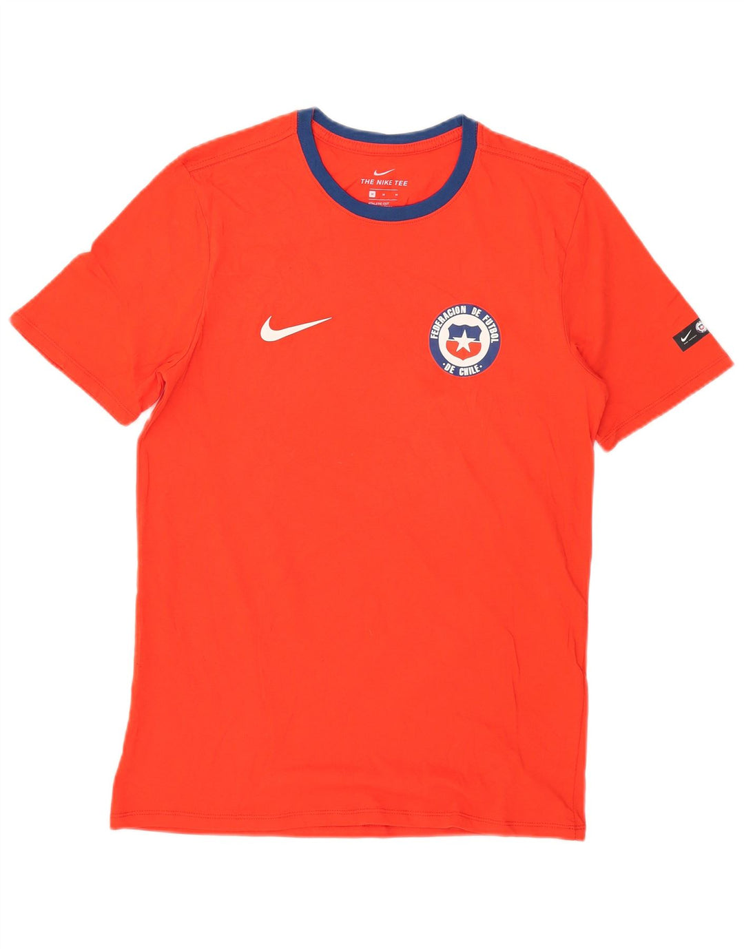 Camiseta masculina Nike Athletic Cut Top médio algodão vermelho