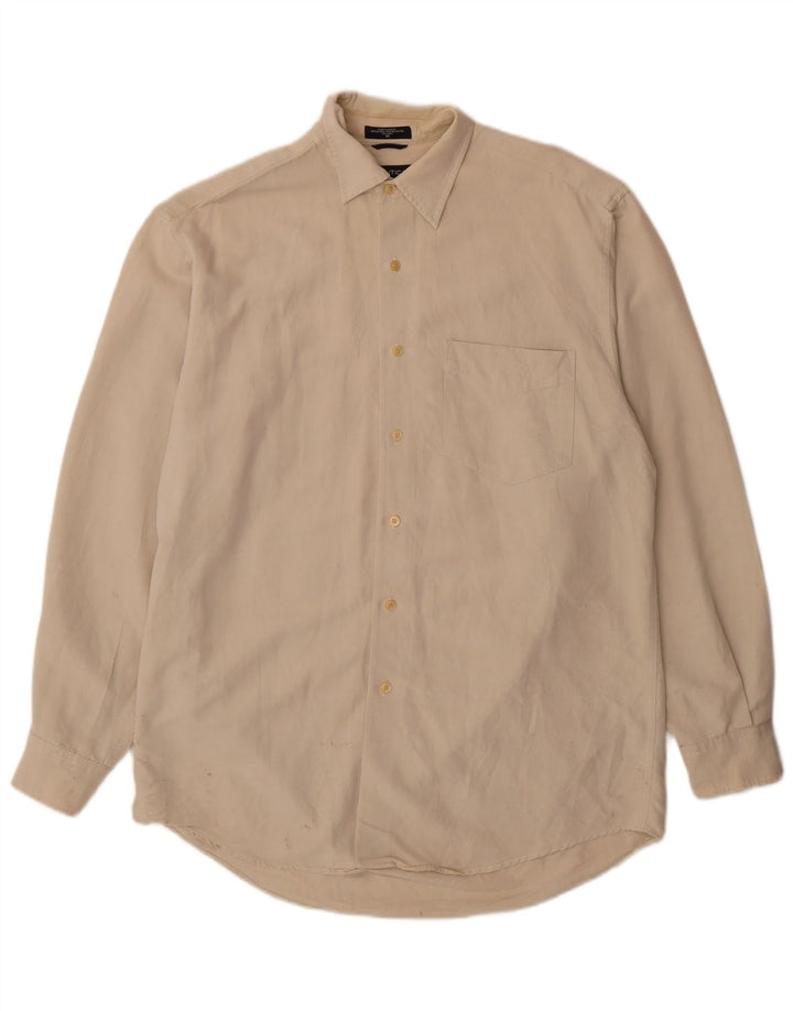 Camisa masculina Nautica rayon bege médio