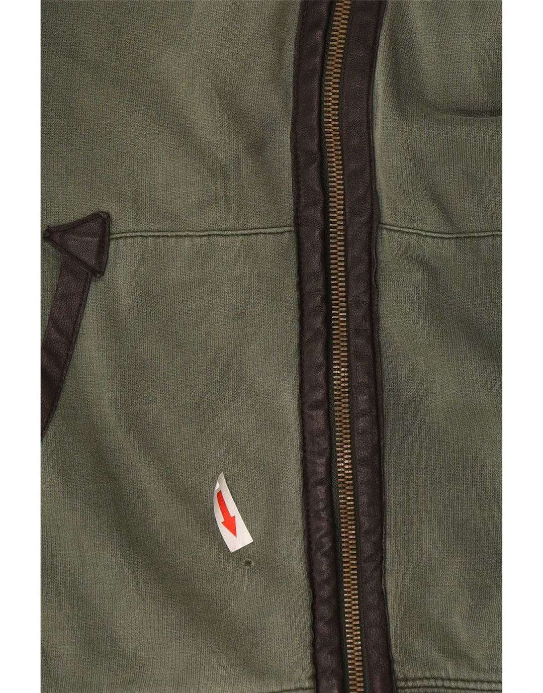 Armani Jeans Mens Treino Top Jaqueta Médio Algodão Verde