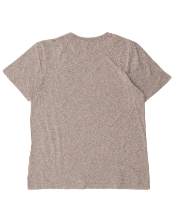 Camiseta Nike Masculina Slim Fit Graphic Top 2XL Algodão Cinza