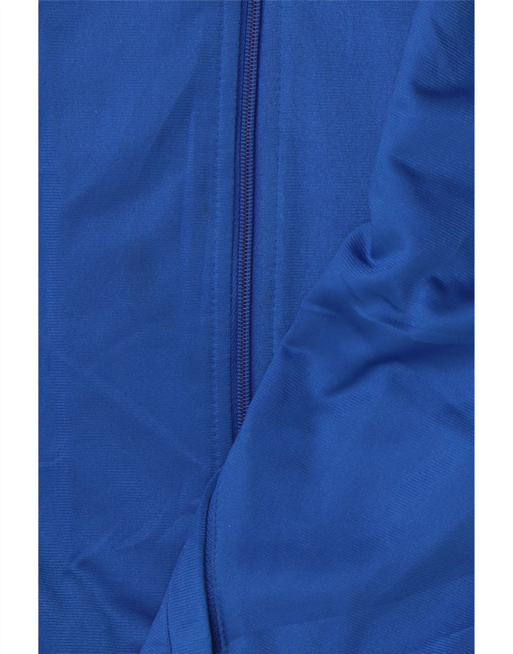 LOTTO Jaqueta masculina de agasalho gráfico 2XL azul colorblock poliéster