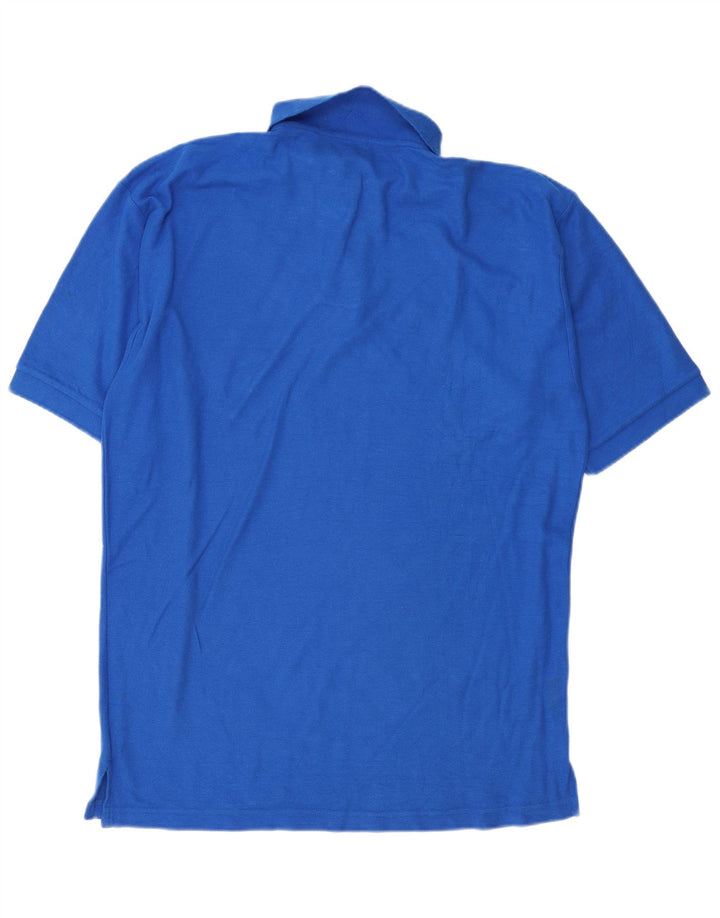 Camisa polo masculina Americanino grande algodão azul