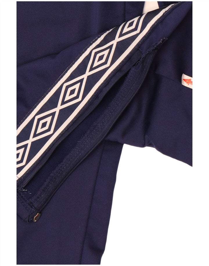 Calça esportiva masculina Umbro grande poliéster azul marinho