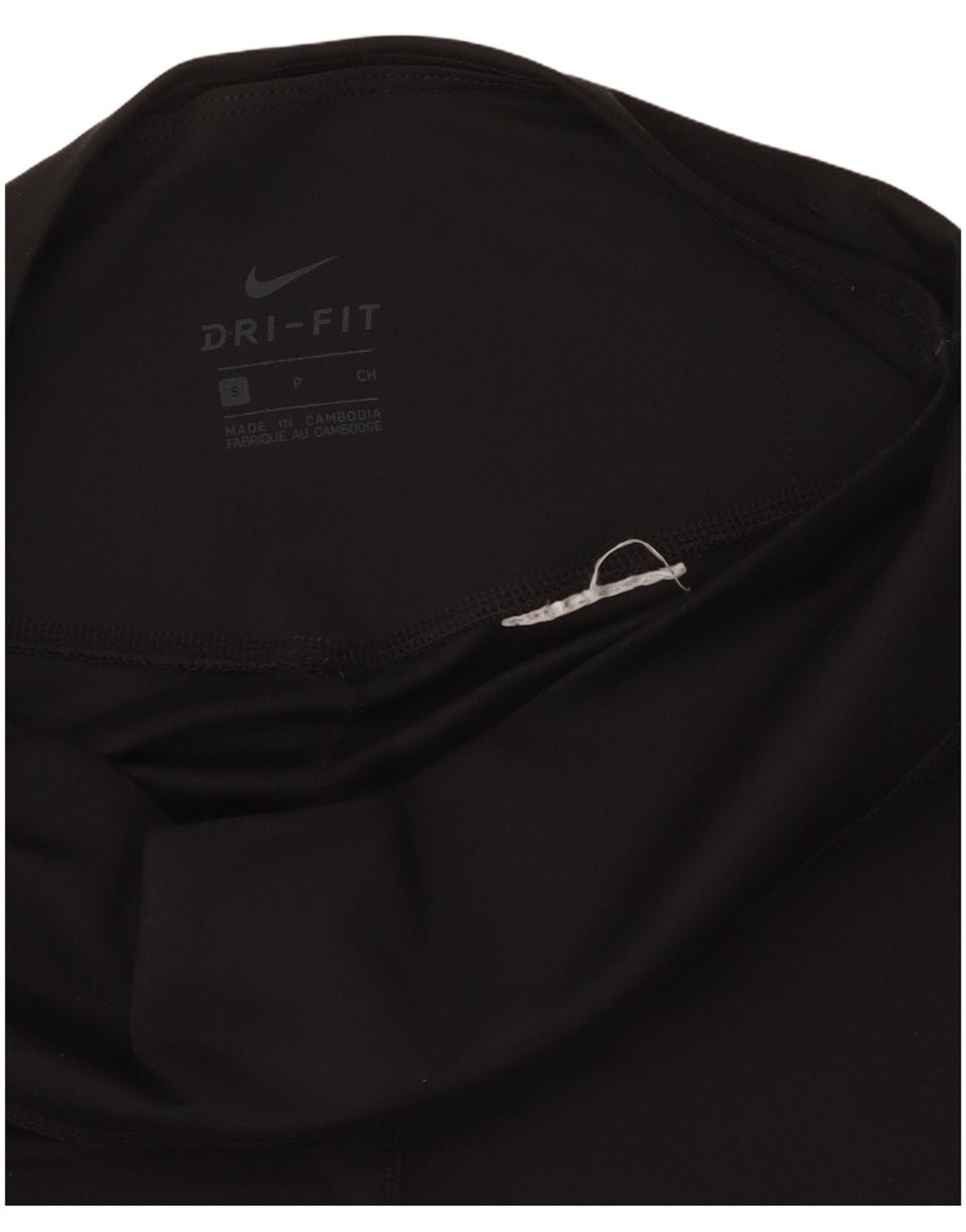 Nike Womens Dri Fit Graphic Leggings UK 10 Small Black Colourblock