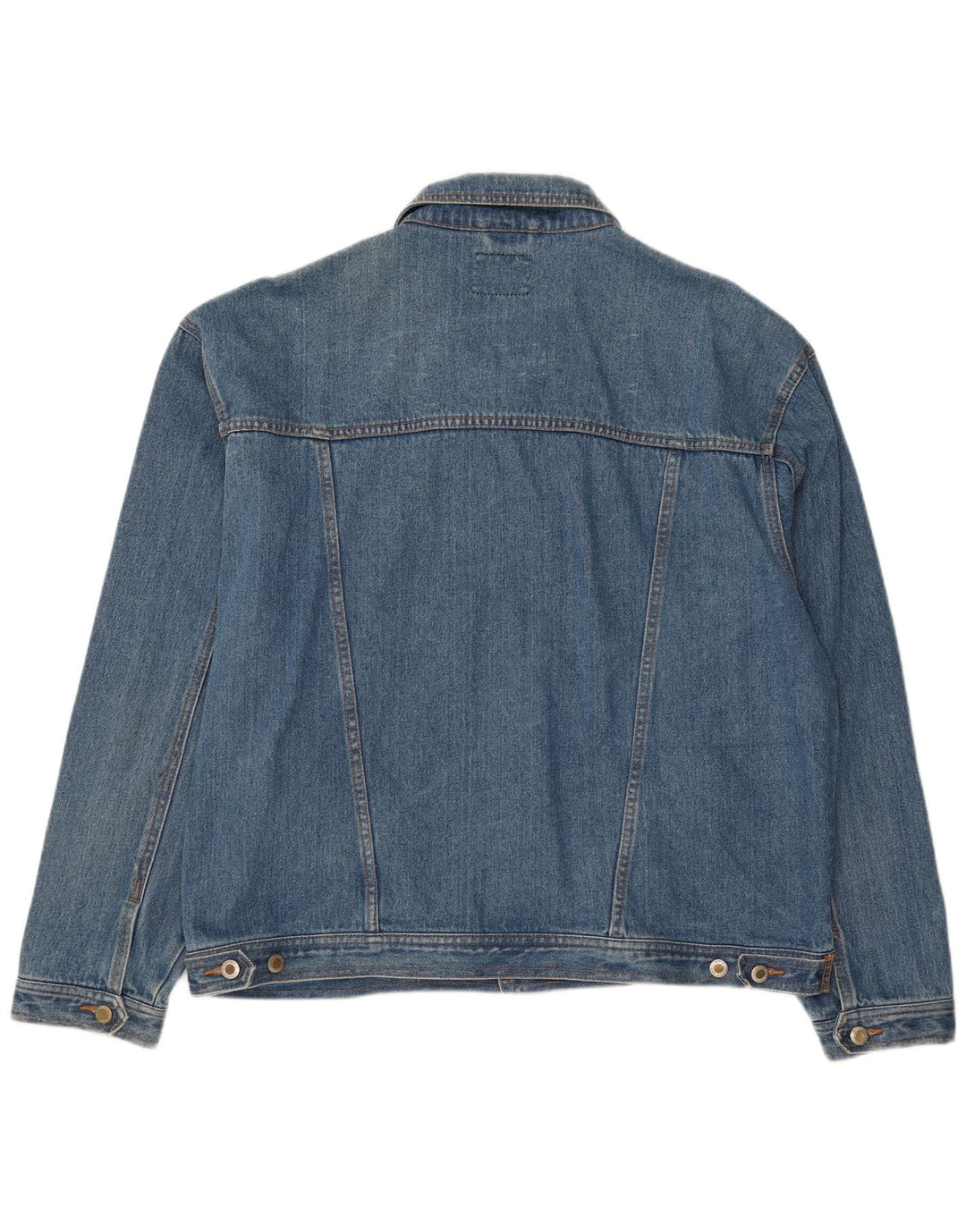 Jaqueta jeans masculina JOHN BANER UK 50 5XL algodão azul