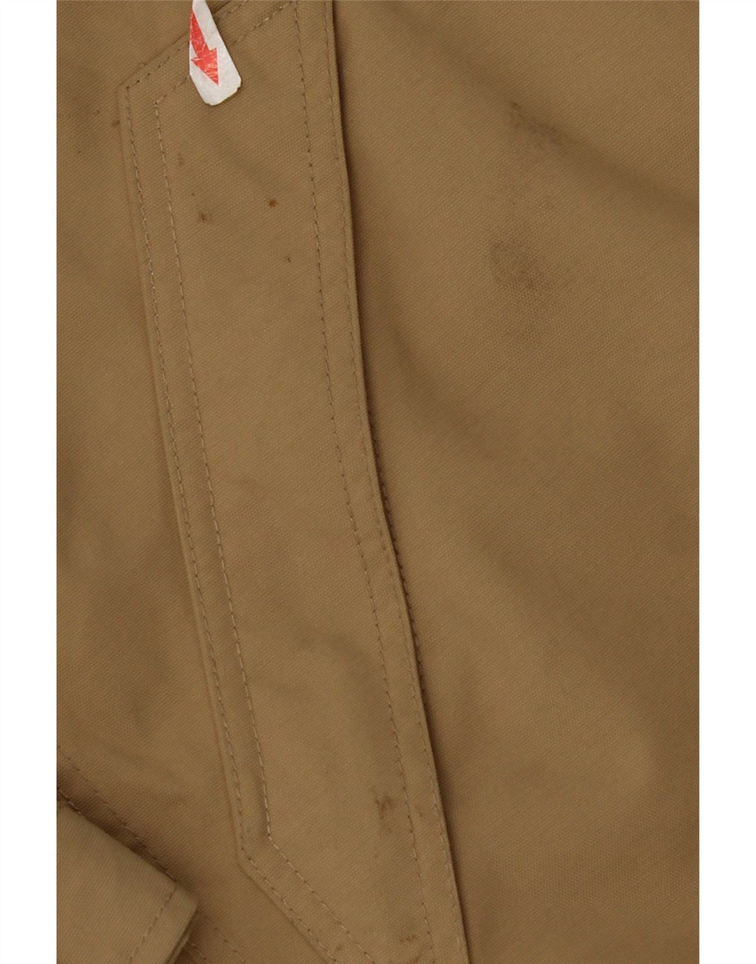 Jaqueta utilitária masculina Timberland com capuz UK 38 Nylon bege médio