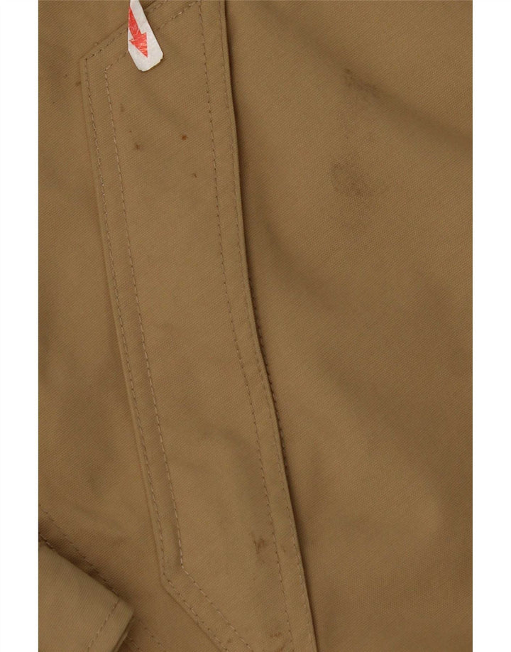 Jaqueta utilitária masculina Timberland com capuz UK 38 Nylon bege médio