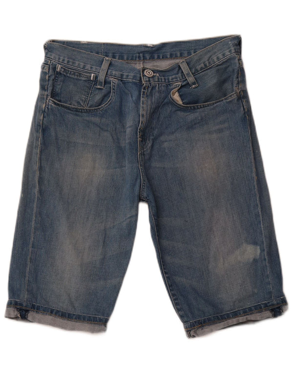 Shorts jeans masculino LEVI'S W30 algodão azul médio