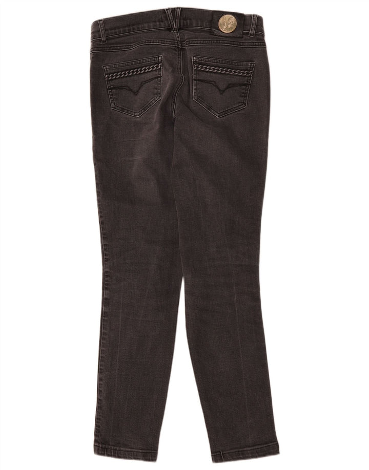 Versace Jeans Slim Feminino IT 42 Médio W30 L29 Algodão Cinza